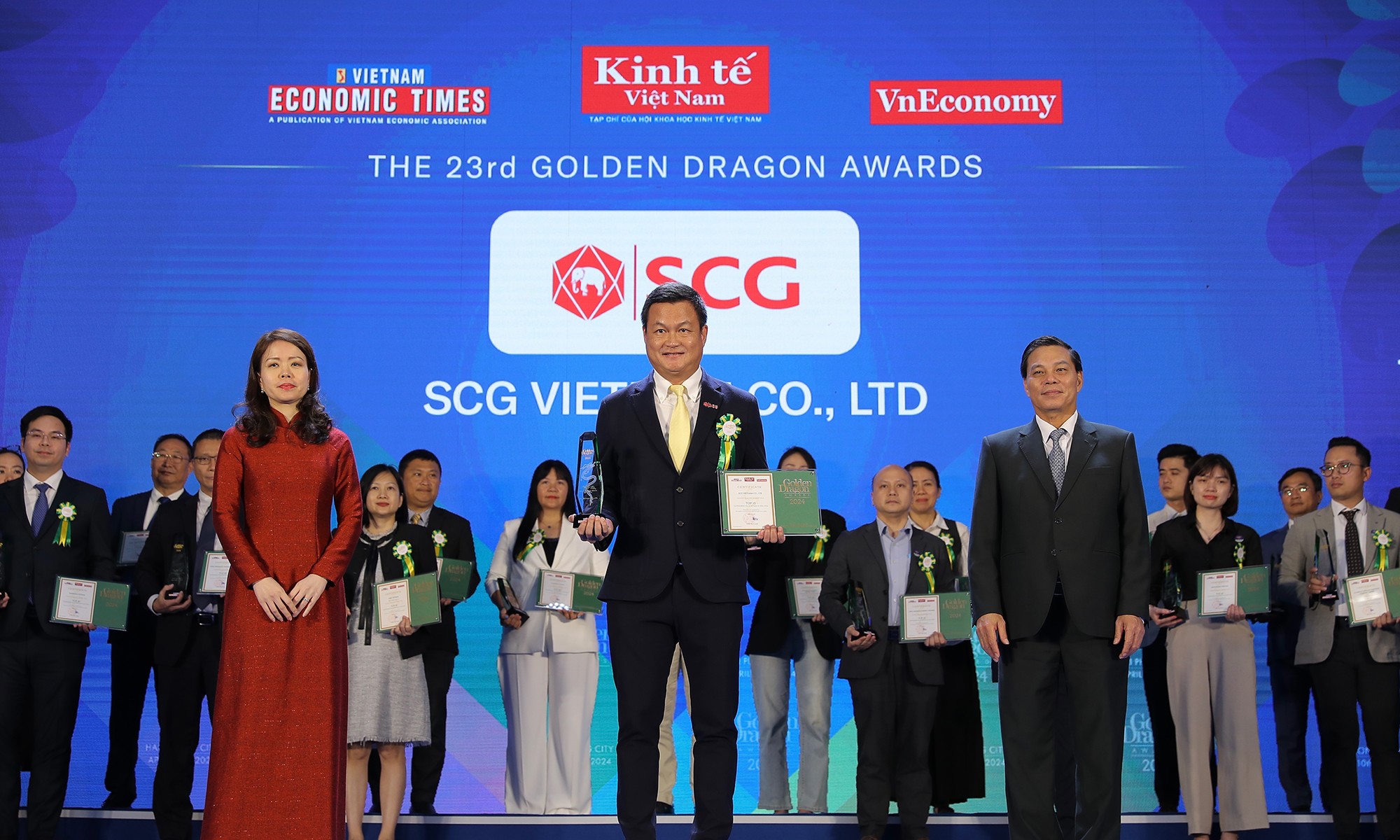 SCG Việt Nam được vinh danh Top 10 doanh nghiệp FIEs tại Giải thưởng Rồng Vàng 2023-2024