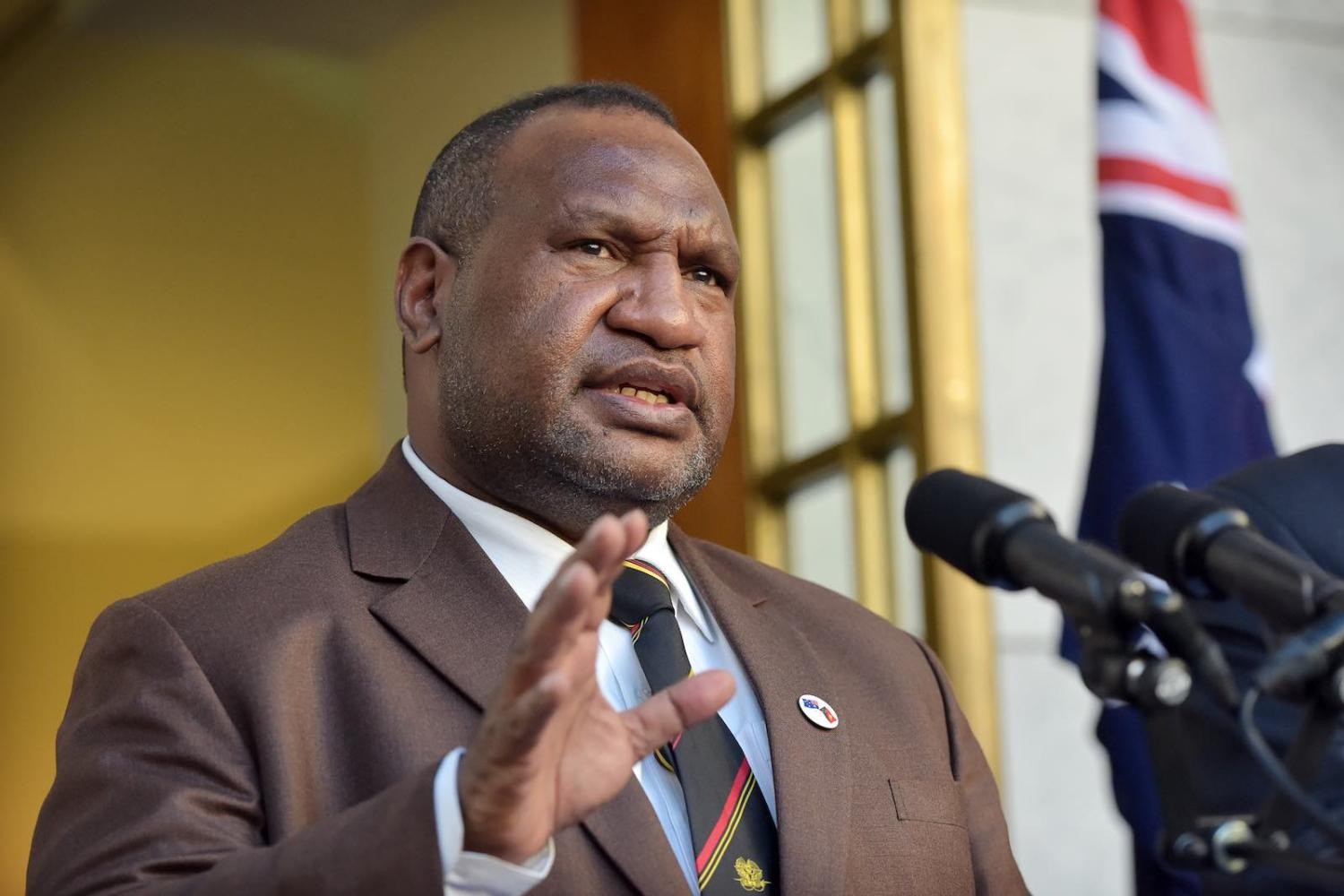 Thủ tướng Papua New Guinea James Marape. Ảnh: Getty