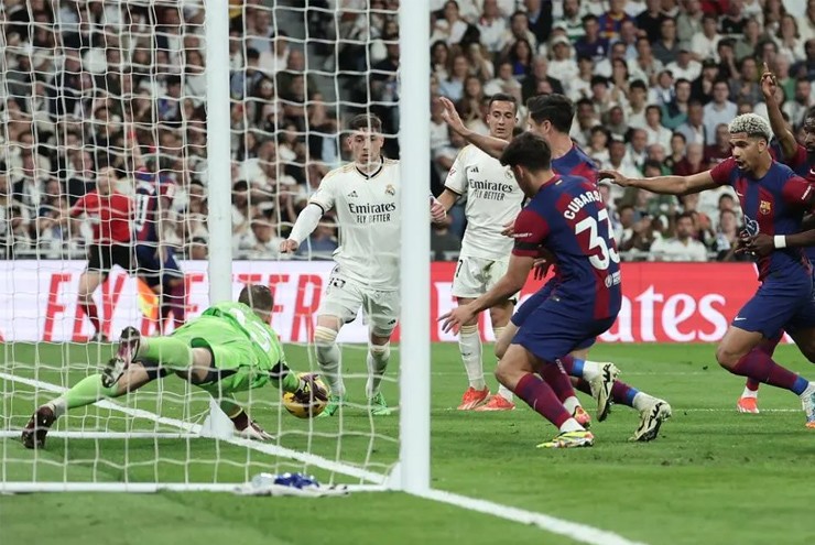 Việc La Liga&nbsp;không có Goal-line khiến pha bóng này trở thành tranh cãi