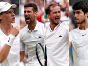 Thể thao - Djokovic lo Sinner bám sát, Medvedev nhắm ngôi Alcaraz (Bảng xếp hạng tennis 22/4)