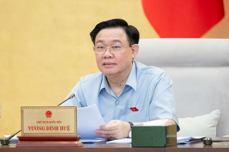 Chủ tịch Quốc hội Vương Đình Huệ. Ảnh: NGHĨA ĐỨC