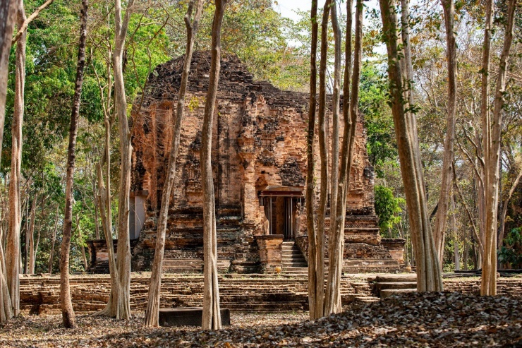 Khu di tích Sambor Prei Kuk&nbsp;được UNESCO công nhận là di sản thế giới vào năm 2017