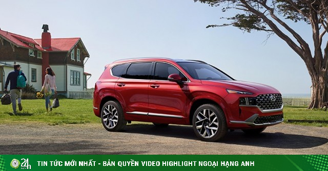 Giá xe Hyundai Santa Fe niêm yết và lăn bánh tháng 4/2024