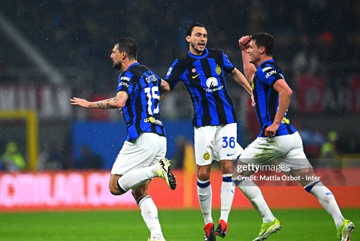 Niềm vui của các cầu thủ&nbsp;&nbsp;Inter Milan