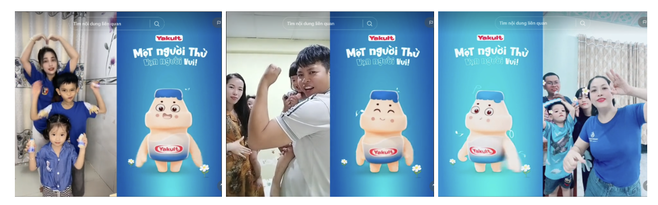 Các gia đình tham gia thử thách nhảy “Một người thử - Vạn người vui” (Nguồn: TikTok)