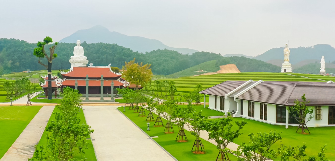 Những hàng lê mang đặc trưng vùng đất mẫu trong dự án