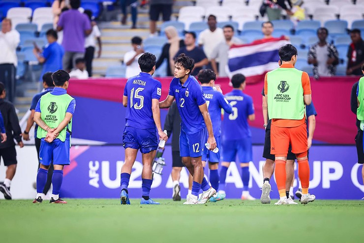 Nỗi thất vọng lớn của các cầu thủ U23 Thái Lan