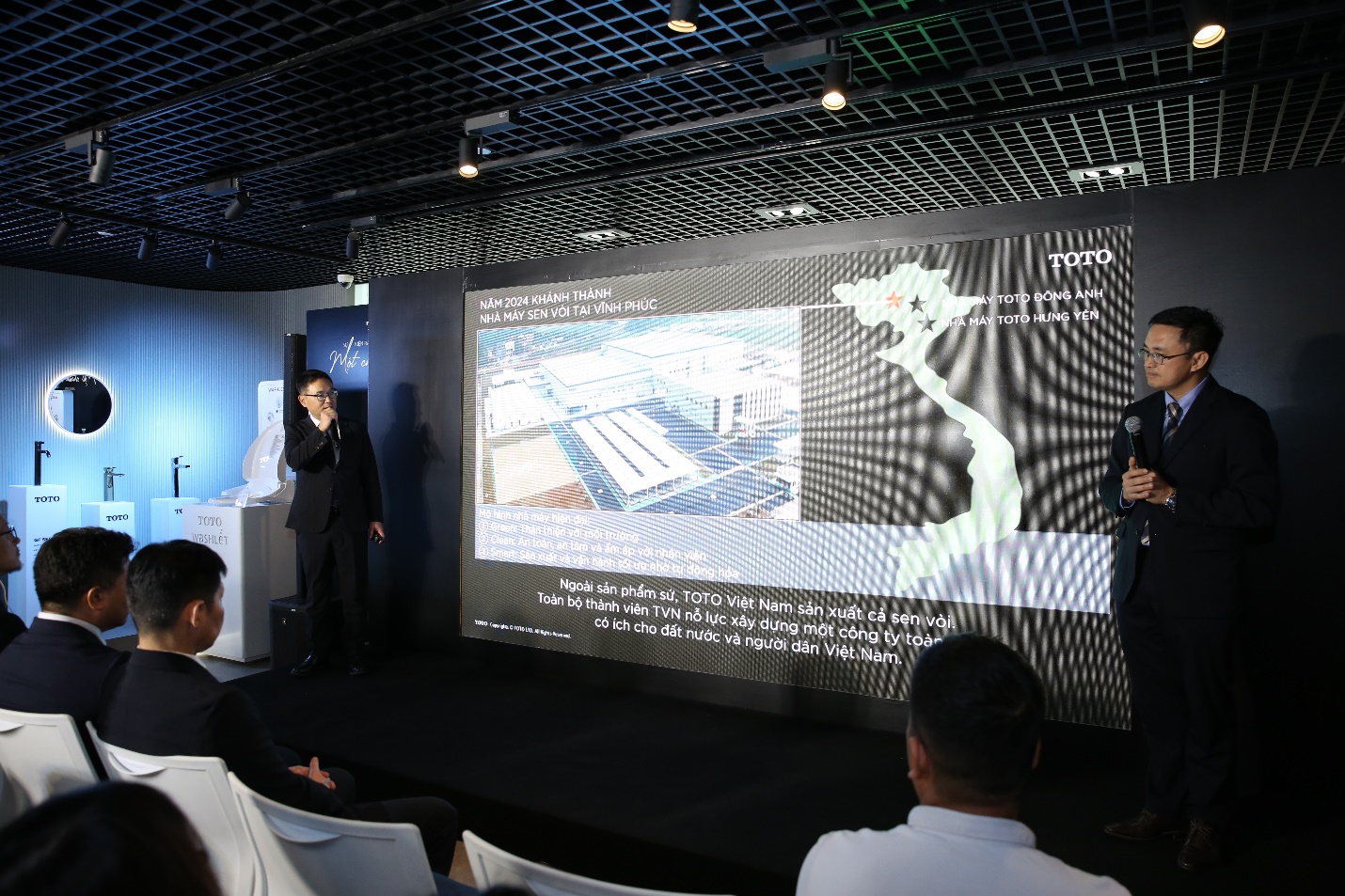 Đại diện TOTO phát biểu