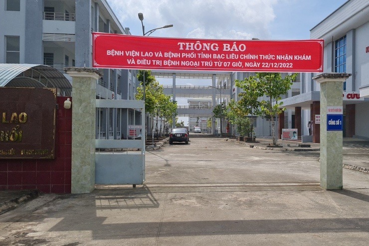 Bệnh viện Lao và Bệnh phổi Bạc Liêu. Ảnh: TRẦN VŨ