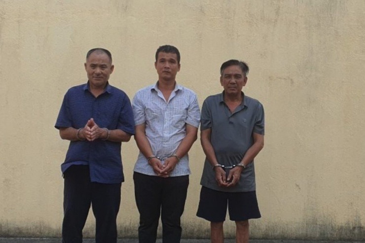 Trần Văn Thân, Trần Văn Thanh và Trương Đắc Thao bị bắt giữ.