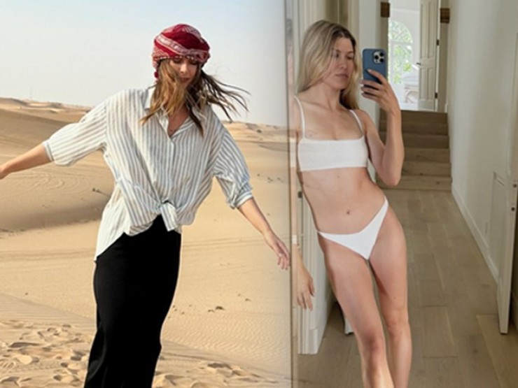 “Búp bê“ Sharapova thắng trượt cát, mỹ nhân Bouchard mặc bikini tạo dáng quyến rũ