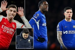 Nóng bảng xếp hạng NHA: Arsenal thắng "5 sao" giữ ngôi đầu, Chelsea lỡ dịp vượt MU