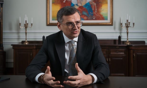 Ngoại trưởng Ukraine Dmytro Kuleba. Ảnh: Guardian