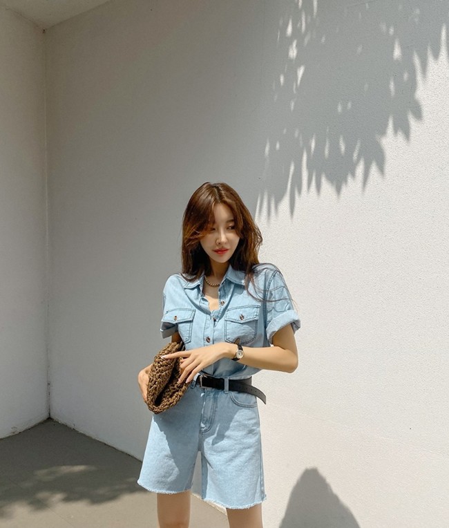 Những công thức diện quần short jeans đẹp bất bại - 3