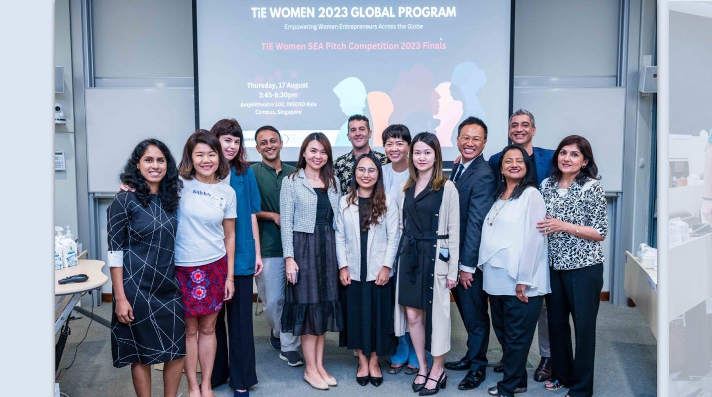 Nhà sáng lập Linh Hoàng - quán quân cuộc thi TiE Women Singapore năm 2023. (Nguồn: NVCC)