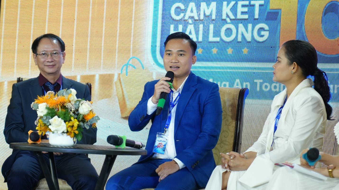 Ông Lê Huỳnh Trọng Nguyễn - Đối tác Kinh doanh Droppii (giữa)