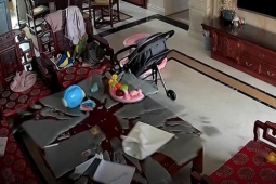 Phi thường - kỳ quặc - Clip: Kính cường lực trên bàn bất ngờ vỡ nát dù không ai chạm vào