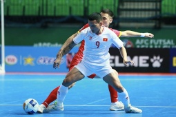 Video bóng đá Việt Nam - Kyrgyzstan: Đôi công hấp dẫn, 2 bàn ấn tượng (Futsal châu Á)