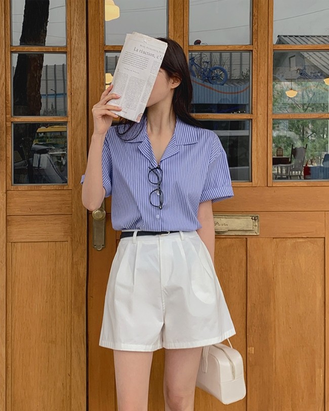 9 cách diện sơ mi ngắn tay vừa xinh vừa mát - 2