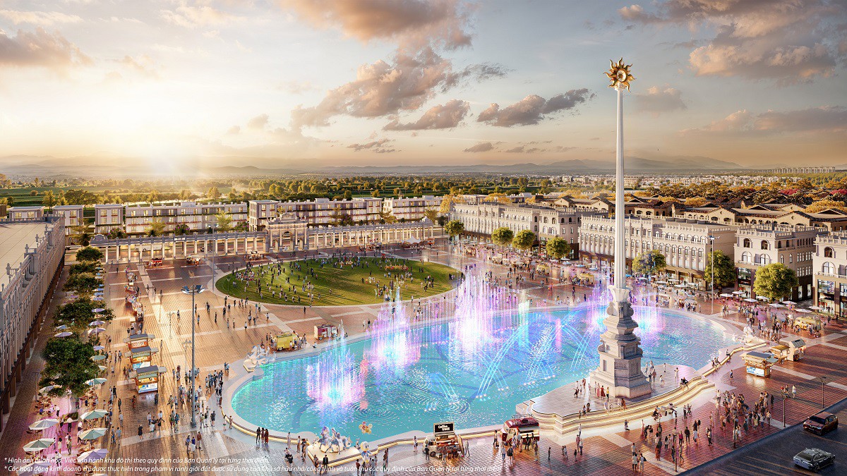 Quảng trường châu Âu sẽ là “sân khấu” diễn ra những chương trình biểu diễn nghệ thuật, hoạt động giải trí mới lạ chưa từng có, mang sắc màu và âm hưởng phương Tây