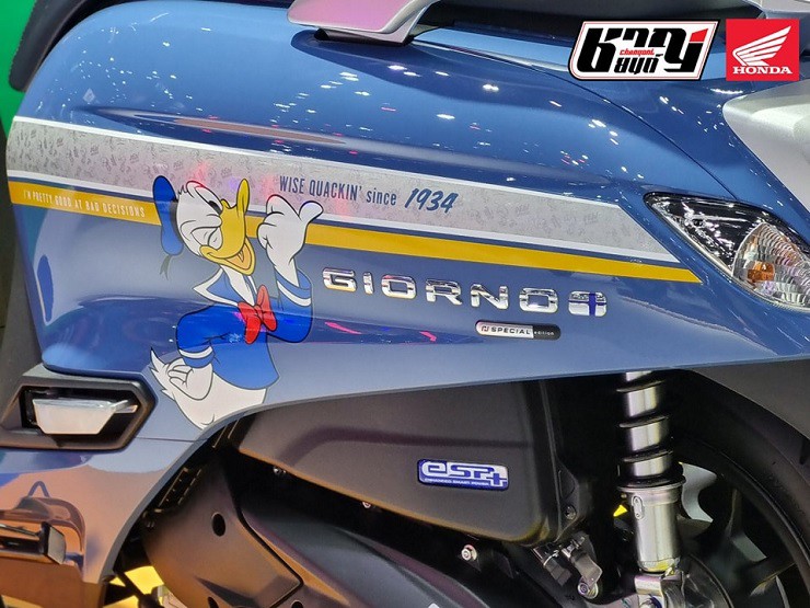 Honda Giorno+ 125 phiên bản vịt Donald cực "độc", giá chỉ 46 triệu đồng tại Thái Lan - 2