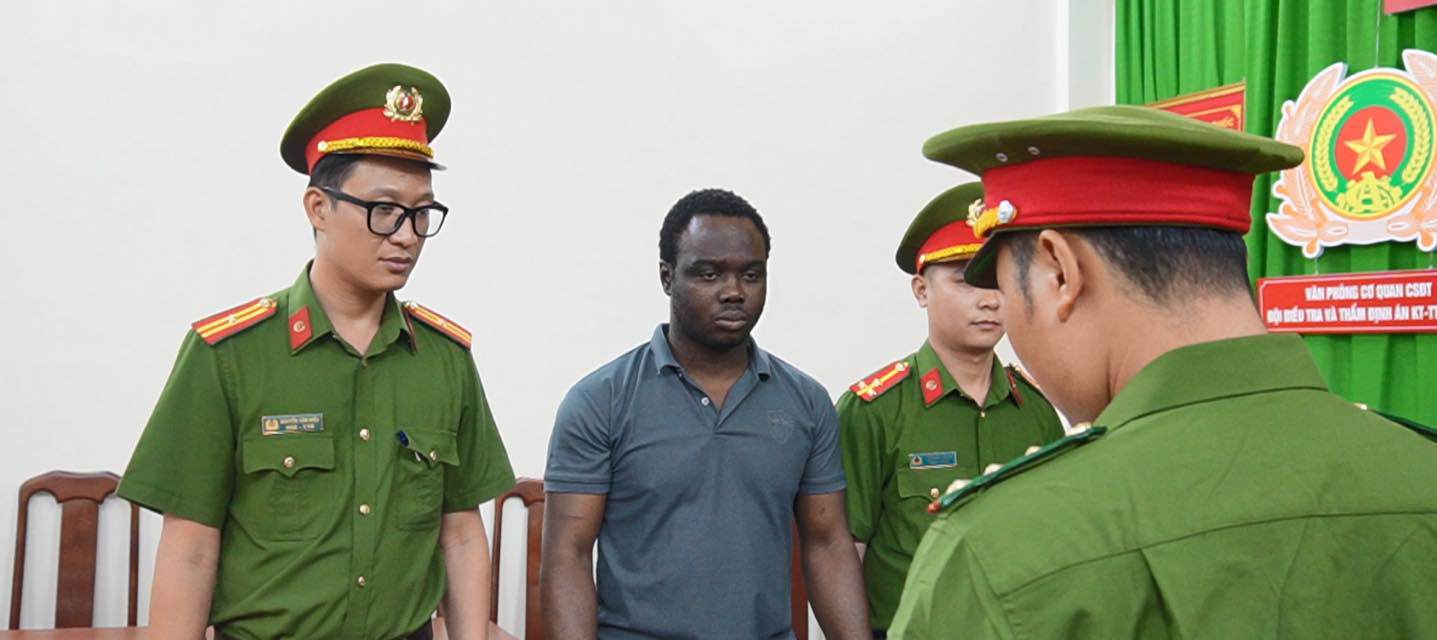 Okoye Christinan Ikechukwy lúc bị bắt