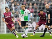 Bóng đá - Trực tiếp bóng đá West Ham - Liverpool: Elliott đá chạm xà ngang (Ngoại hạng Anh) (Hết giờ)
