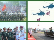 Tin tức trong ngày - Thượng tướng Nguyễn Tân Cương thị sát hợp luyện diễu binh, diễu hành tại sân vận động Điện Biên