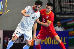Video bóng đá Afghanistan - Kyrgyzstan: Vỡ òa vé World Cup lịch sử (Futsal châu Á)