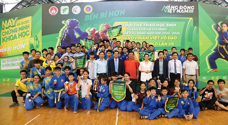 Kết thúc giải Vovinam Hội khỏe Phù Đổng TP.HCM năm học 2023-2024