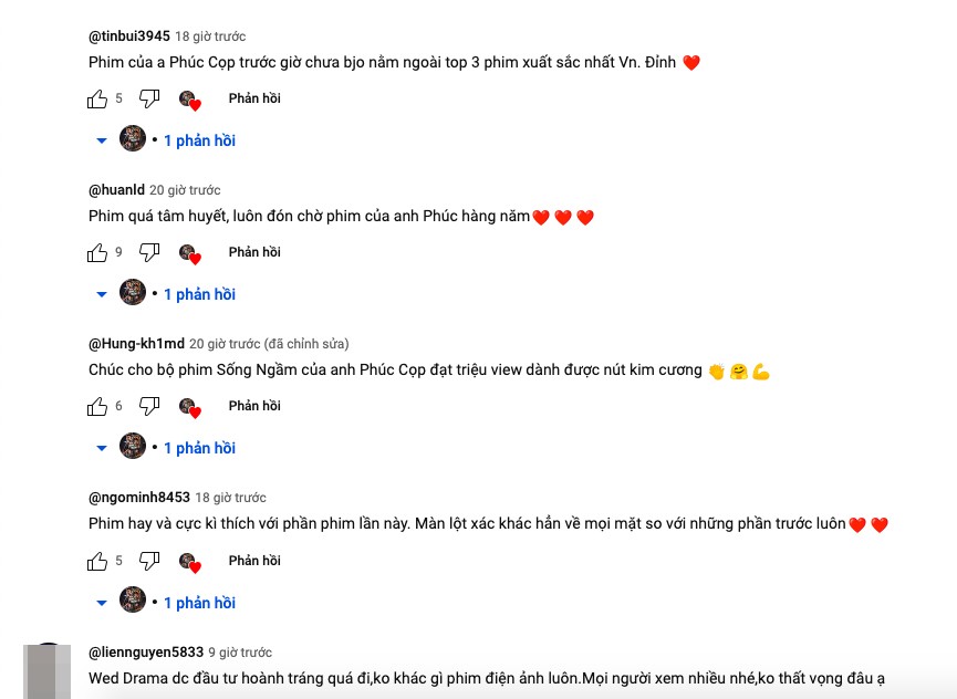 Bộ phim mới trình làng nhưng đã thu hút rất nhiều phản hồi tích cực từ cộng đồng mạng.