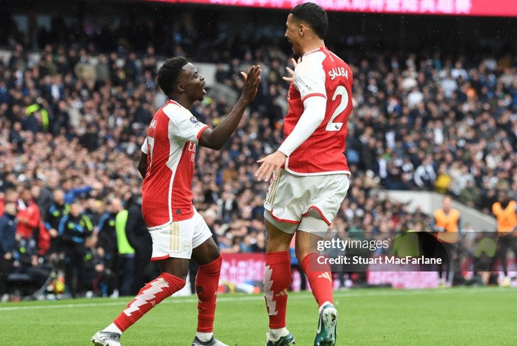 Arsenal vượt khó trước Tottenham