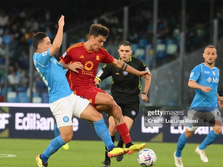 Kết quả bóng đá Napoli - AS Roma: Hiệp 2 hấp dẫn, hụt hơi đua top 4 (Serie A)