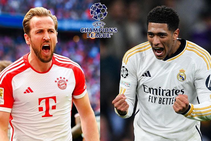 Bayern Munich và Real Madrid đối đầu trong trận bán kết Champions League