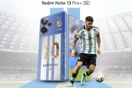 Trình làng Xiaomi Redmi Note 13 Pro Plus WC cho fan bóng đá