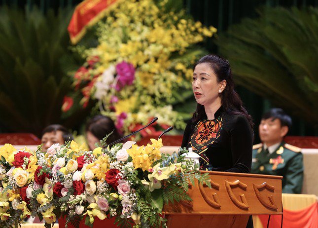 Bà Lê Thị Thu Hồng – Phó Bí thư Thường trực được giao tạm điều hành Tỉnh ủy Bắc Giang.
