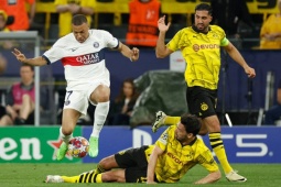 Video bóng đá Dortmund - PSG: Bàn thắng mẫu mực, kịch hay còn ở lượt về (Champions League)