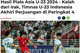 Bóng đá - U23 Indonesia thua U23 Iraq: Báo chí lo ngại &quot;lời nguyền&quot;, chỉ ra 3 lý do thất bại