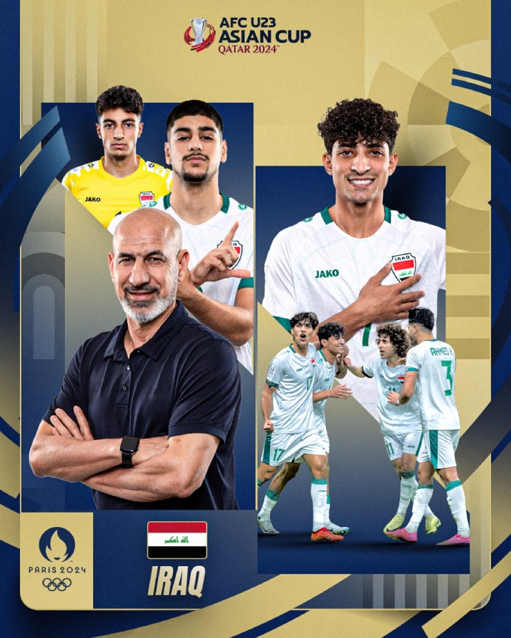 U23 Iraq giành vé dự Olympic Paris 2024, U23 Indonesia phải đấu playoff "sinh tử"