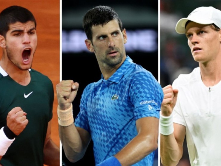 Alcaraz và Sinner khổ sở vì chấn thương, Djokovic mơ “ôm trọn“ 3 Grand Slam
