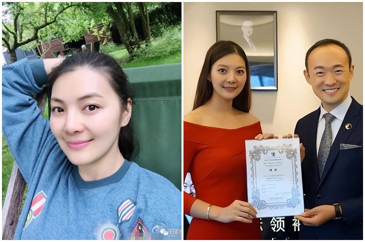 Người vợ trẻ của ông cũng rất tài giỏi.