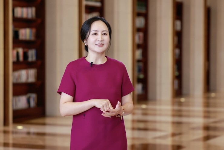 Bà Mạnh Vãn Chu - Phó Chủ tịch HĐQT kiêm Giám đốc Tài chính của Huawei.