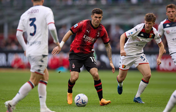 AC Milan bị&nbsp;Genoa cầm hòa kịch tính