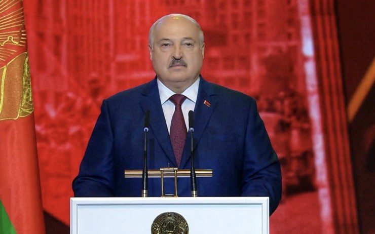 Tổng thống Belarus&nbsp;Aleksandr Lukashenko.