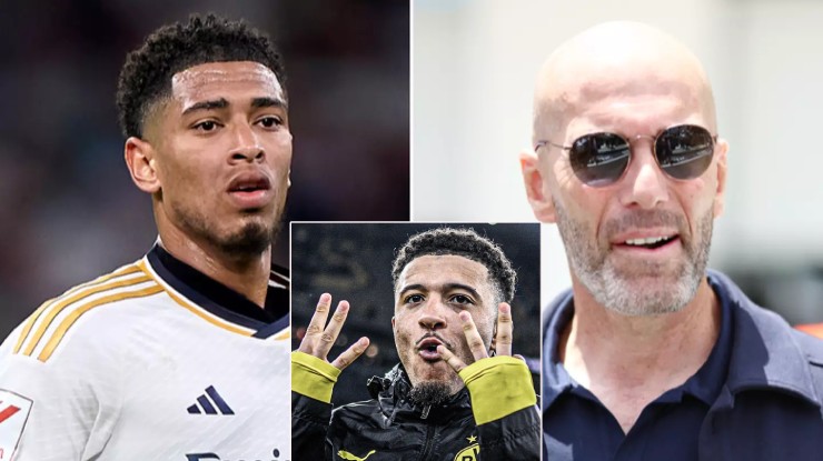 Sancho được Bellingham và HLV Zidane tiến cử cho Real Madrid