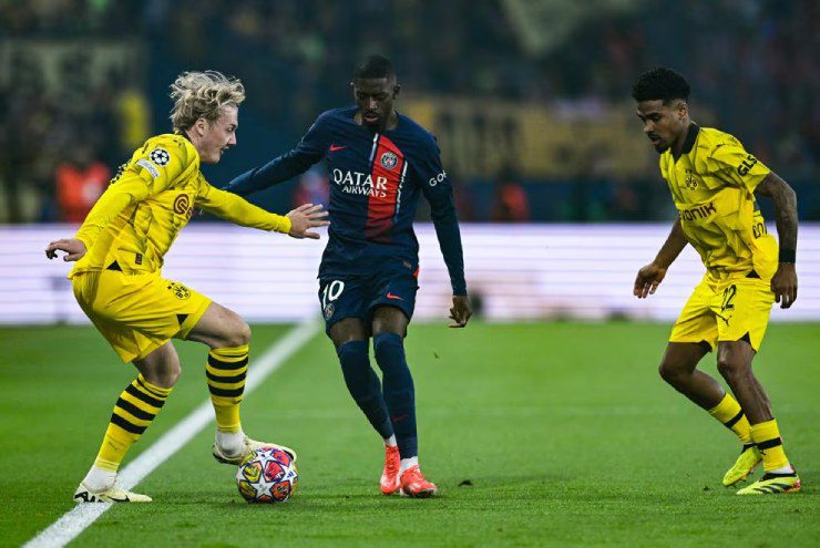 Dortmund (áo vàng) xuất sắc giành vé chung kết Champions League 2023/24