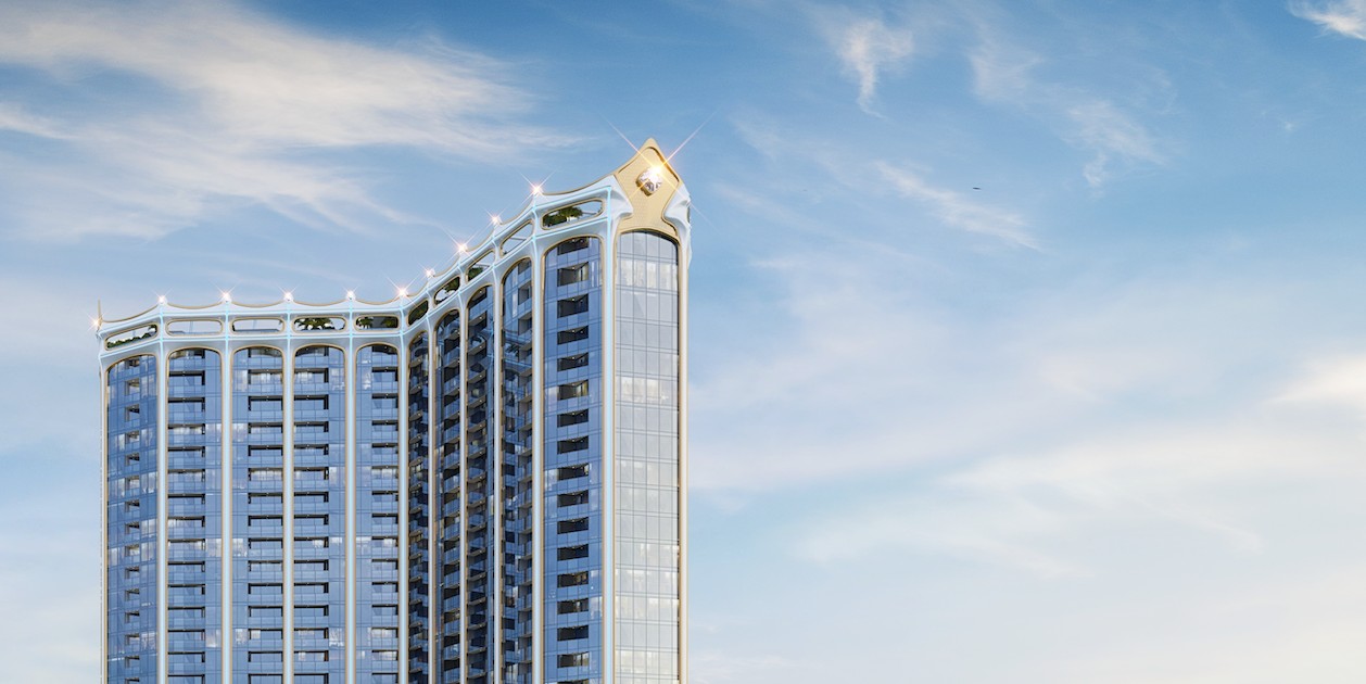 Không còn là sự liên tưởng, Golden Crown Hai Phong chính xác là một chiếc vương miện khổng lồ dành riêng cho Hải Phòng