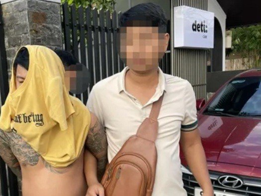 Lực lượng công an bắt giữ đối tượng gây án ở TP Đà Nẵng