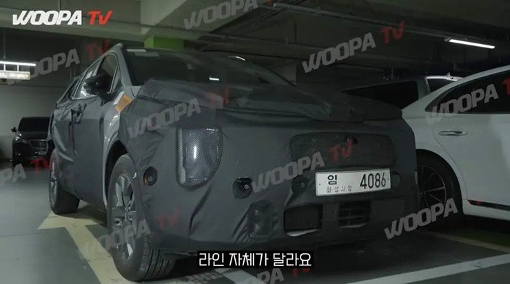 KIA&nbsp;Sportage facelift xuất hiện tại Hàn Quốc. Ảnh: WoopaTV