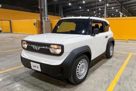 Hình ảnh đầu tiên về xe điện Mini VinFast VF 3 phiên bản thực tế tại...